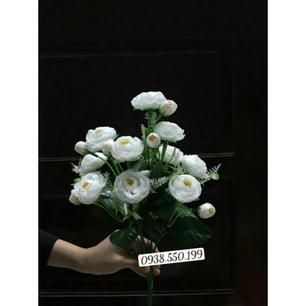 Cụm Hoa Trà Gạo Giả Hoa Giả Trang trí