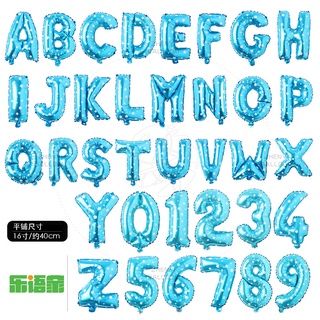 Bong bóng lá nhôm 16 inch hình chữ cái từ a-z trang trí tiệc