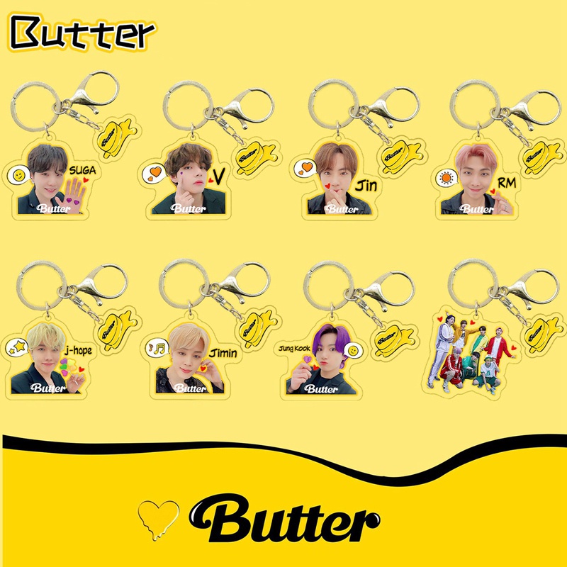 Móc khóa hình thành viên nhóm nhạc BTS mới