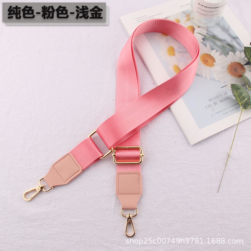 Dây Đeo Túi Xách Bản Rộng 3.8cm Màu Trơn Tùy Chỉnh Thời Trang Cho Nam