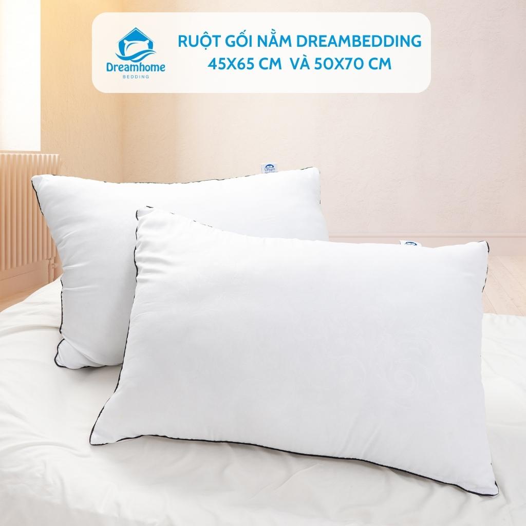 Ruột gối nằm Dream Bedding, ruột gối bông gòn cao cấp ép hơi 2 size 50x70 45x65