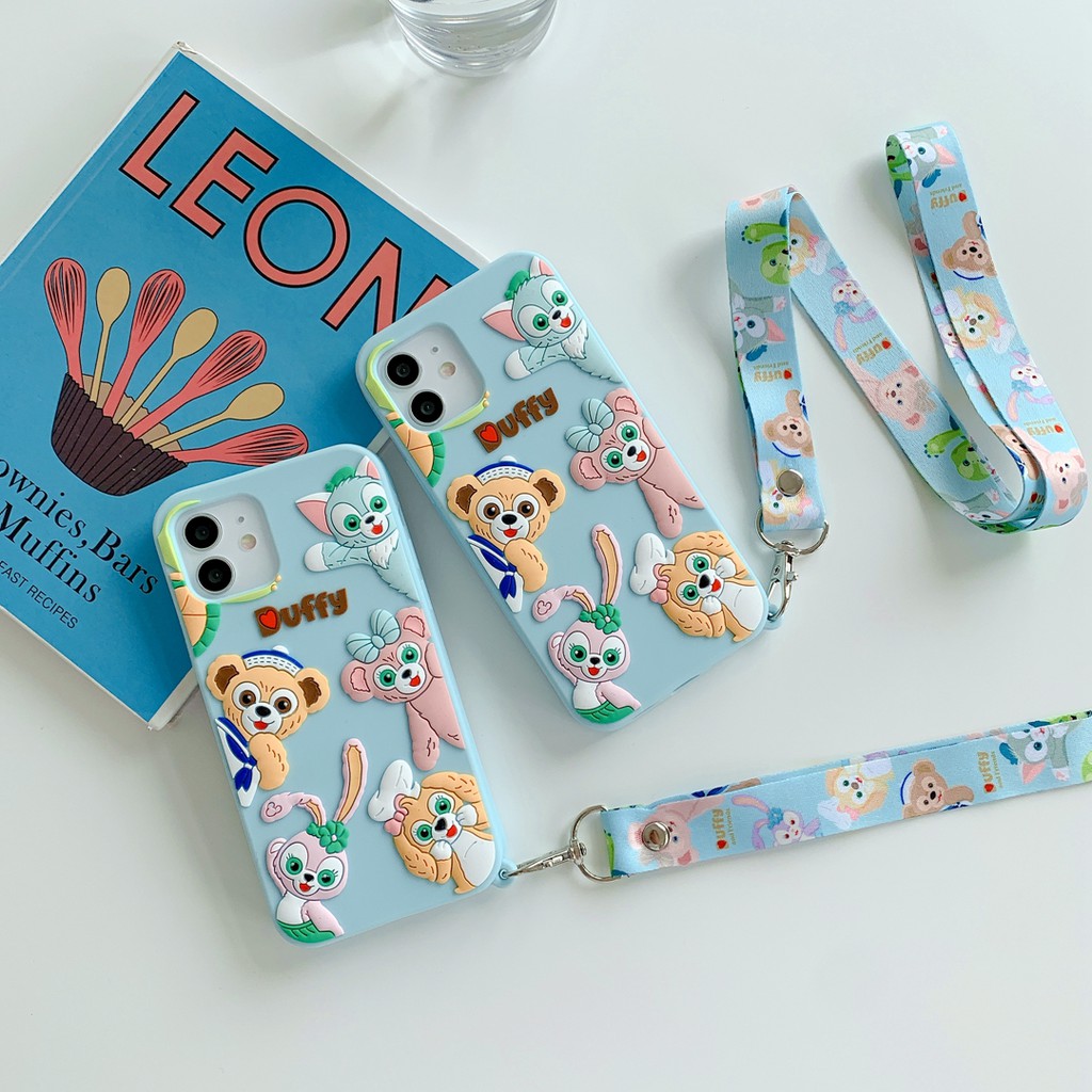 Ốp điện thoại silicon mềm hình hoạt hình 3D thích hợp cho Iphone 12 Pro Max 11 Pro Max Xs Max Xr X 7 8 Plus 6 6s Plus