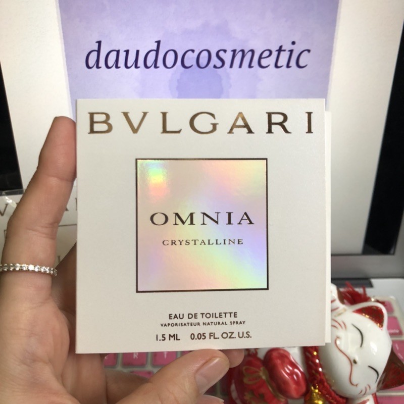 [ vial ] Nước hoa Bvlgari Omnia Crystalline for women EDT 1.5ml