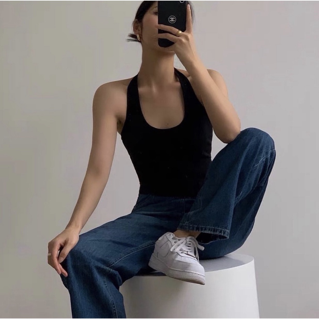 [Ảnh thật/Video] Áo yếm kèm đệm  - 29feb.closet - A39