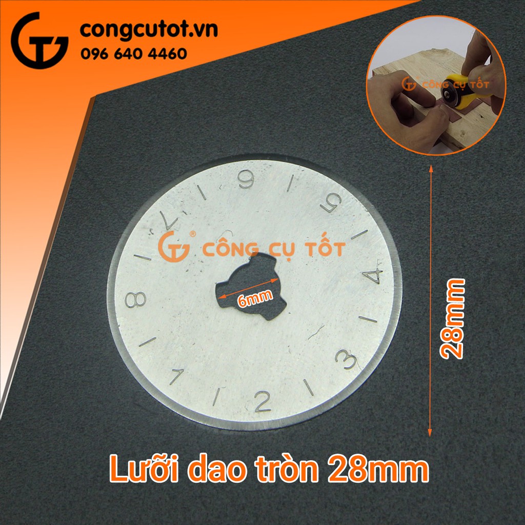 Lưỡi dao cắt da - Phụ kiện dao cắt lưỡi tròn