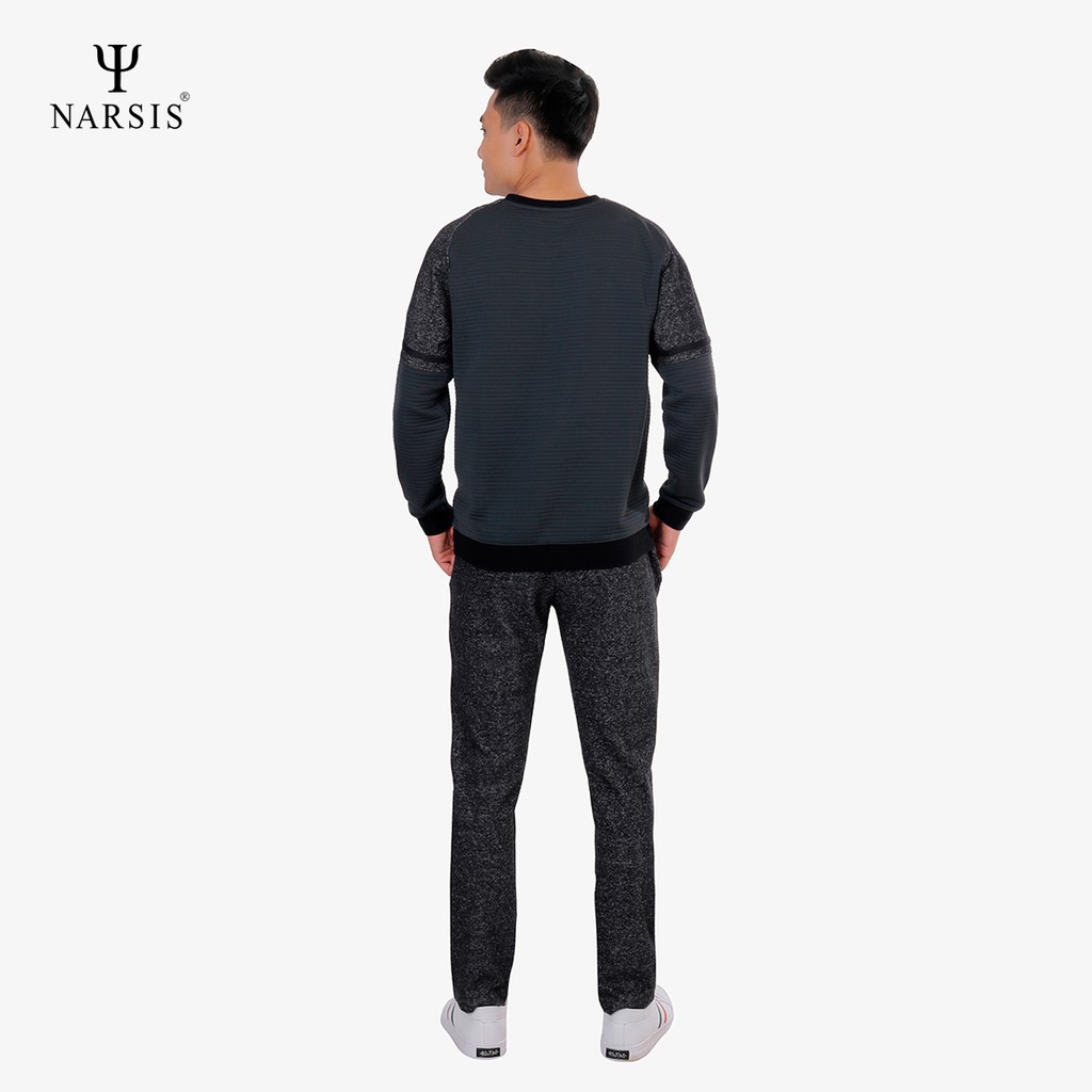 [Mã BMBAU50 giảm 7% đơn 99K] Bộ Quần Áo Nam Thu Đông Narsis E8026 Màu Xám