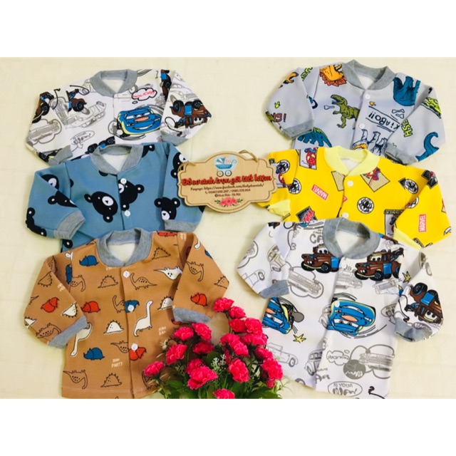 ÁO NỈ LÔNG CÚC GIỮA CHO BÉ