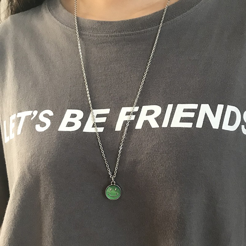 Vòng Cổ Hình Mặt Cười Đổi Màu Theo Nhiệt Độ