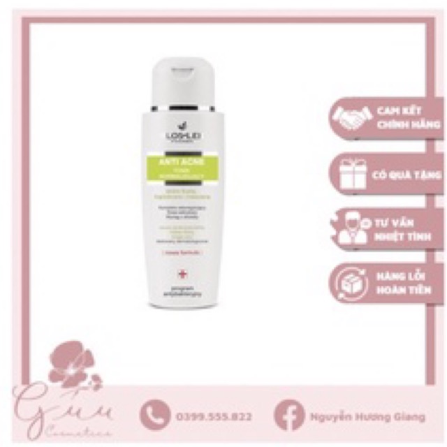 Nước hoa hồng Floslek Anti Acne Normalizing Face Toner 200ml