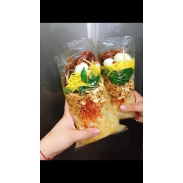 (100g) bánh tráng trộn sa tế đậu phộng rang hành phi nước sốt me tép khô bơ tắc khó bò khô mực...