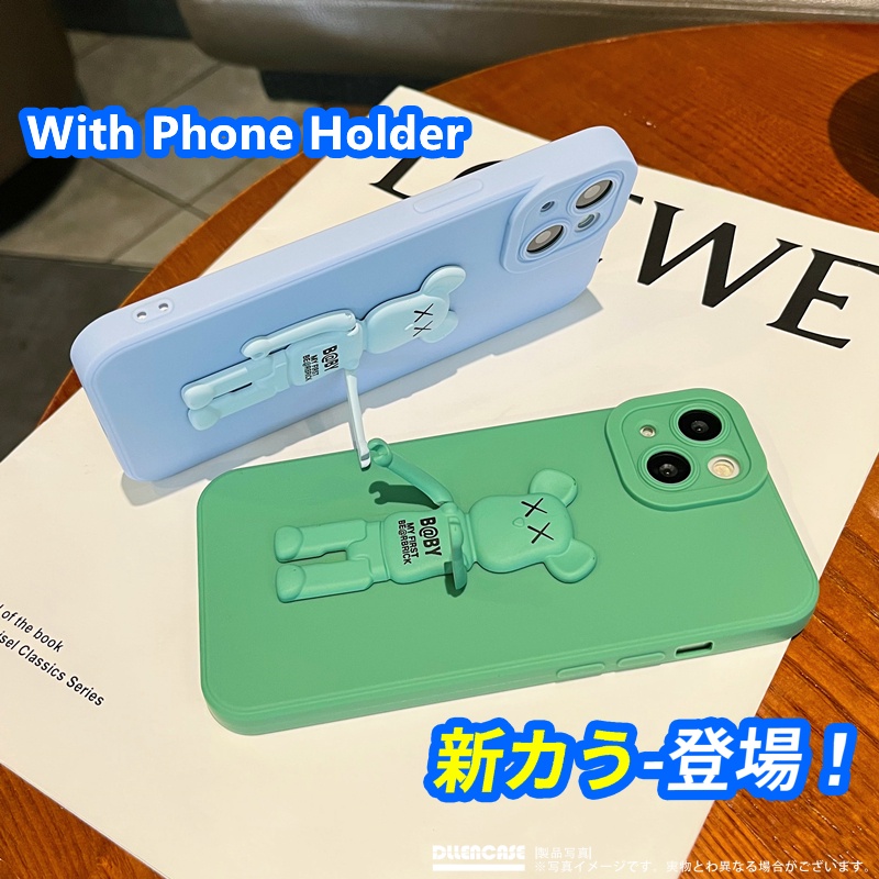 Ốp điện thoại Dllencase silicon mềm chống sốc có giá đỡ thích hợp cho iPhone 14 13 12 11 Pro Max X/XS/XR