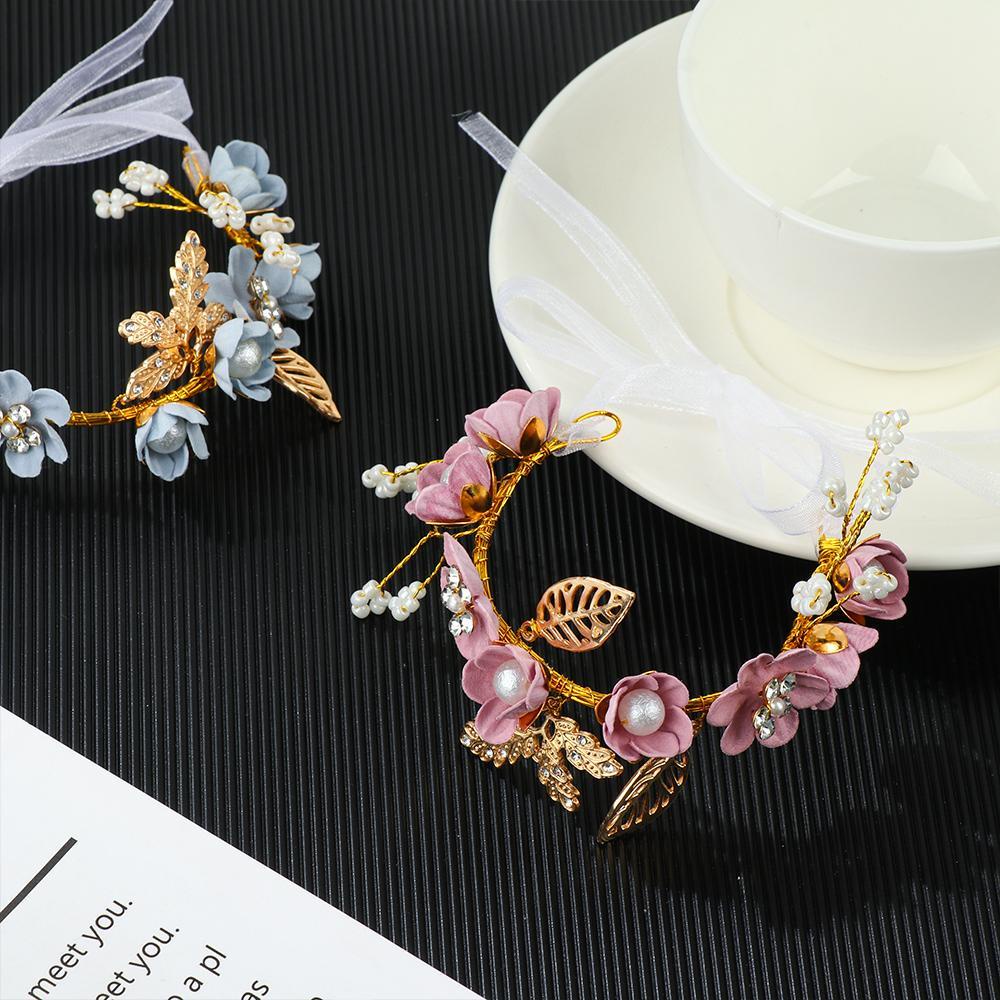 JUNE Vòng Hoa Đeo Tay Cho Cô Dâu Ngày Cưới