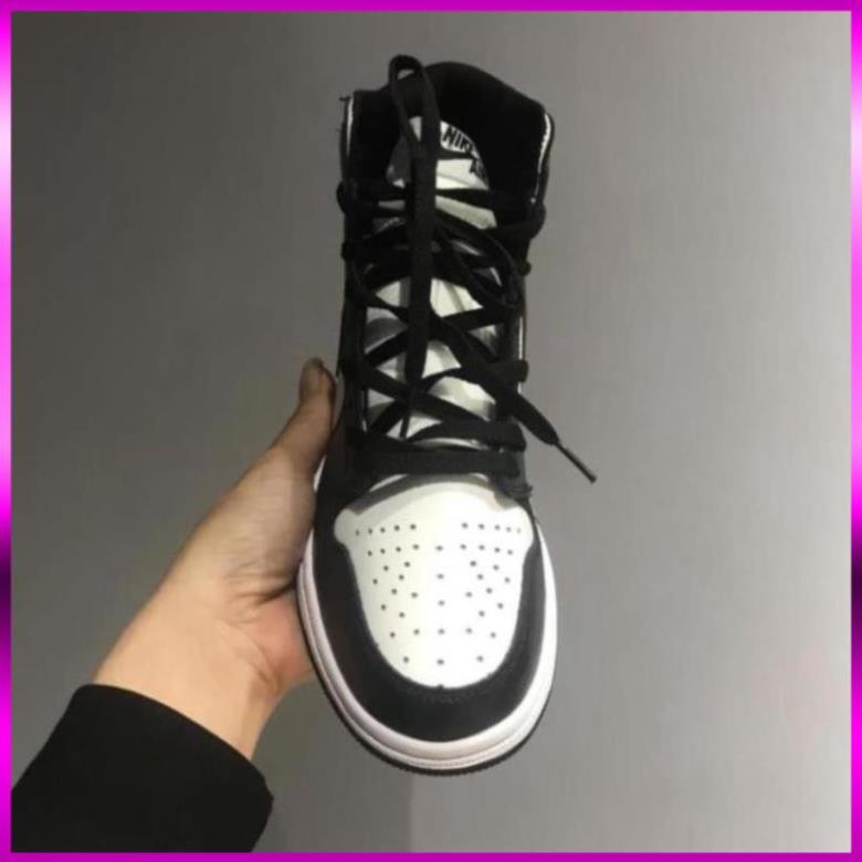 [FREE SHIP]Giày jordan PANDA Giày Thể Thao cao cổ Đen Trắng nam nữ, jd Cổ Cao Hot Trend [ 6 Màu]