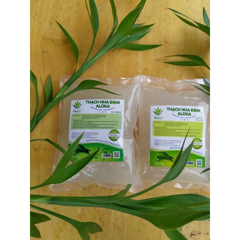 Thạch Nha Đam Aloka 1kg - Thanh Mát Cơ Thể Sáng Đẹp Làn Da Cotra
