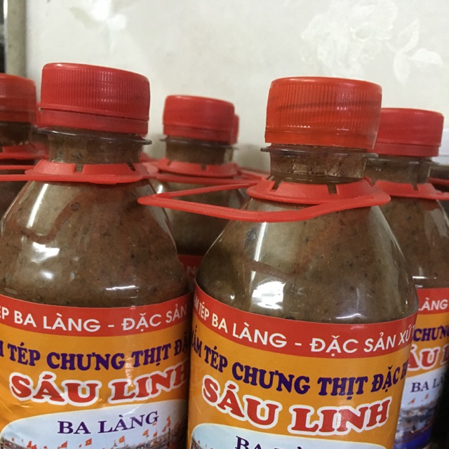 Combo 2 chai Mắm tép Sáu Linh Ba Làng loại 600g