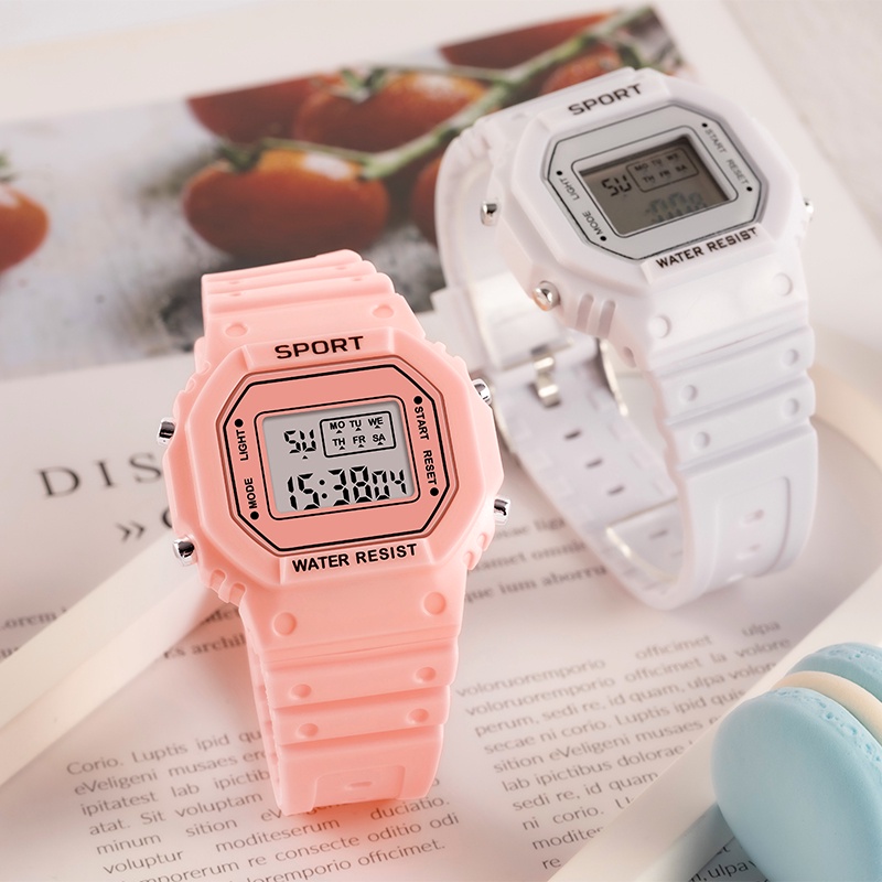 Đồng hồ điện tử SKMEI B032 đèn LED chống nước thể thao thời trang cho unisex