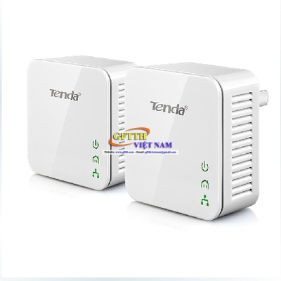 Bộ Chuyển Đổi Ethernet Powerline Tenda P202 hỗ trợ kép bộ cấp nguồn cho bộ điều hợp dòng điện