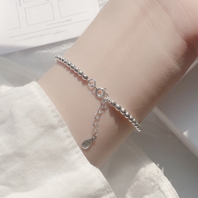 Lắc Tay Bạc Nữ Chuỗi Bi - Minh Canh Jewelry
