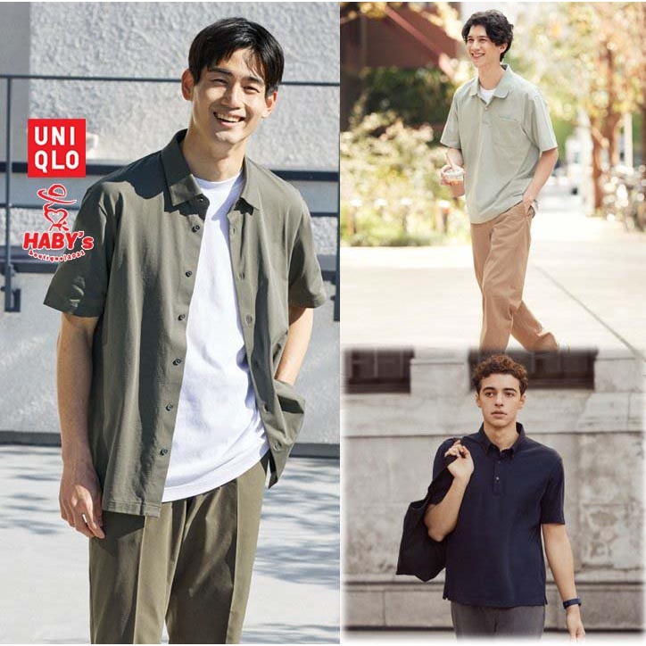 UNIQLO👐JAPAN_Áo Polo Nam [AIRism] ngắn tay - MEN AIRism Short Sleeve POLO Shirt 💝