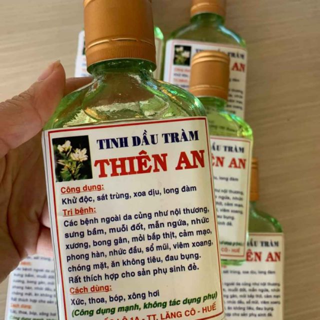 TINH DÀU TRÀM THIÊN AN. 100% NGUYÊN CHẤT KHÔNG PHA TẠP CHẤT.