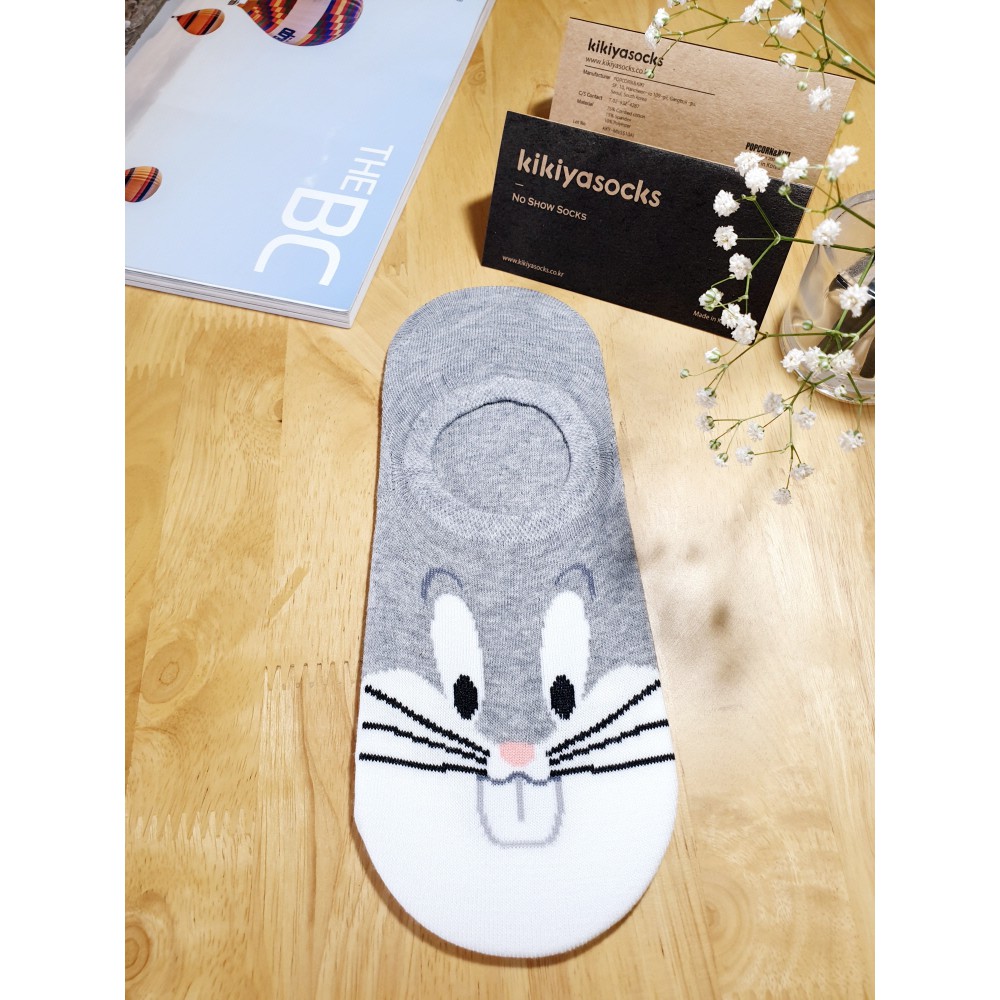 Tất vớ lười nữ hình thú cute Kikiya cao cấp Hàn Quốc W-N-004 (Chính Hãng)