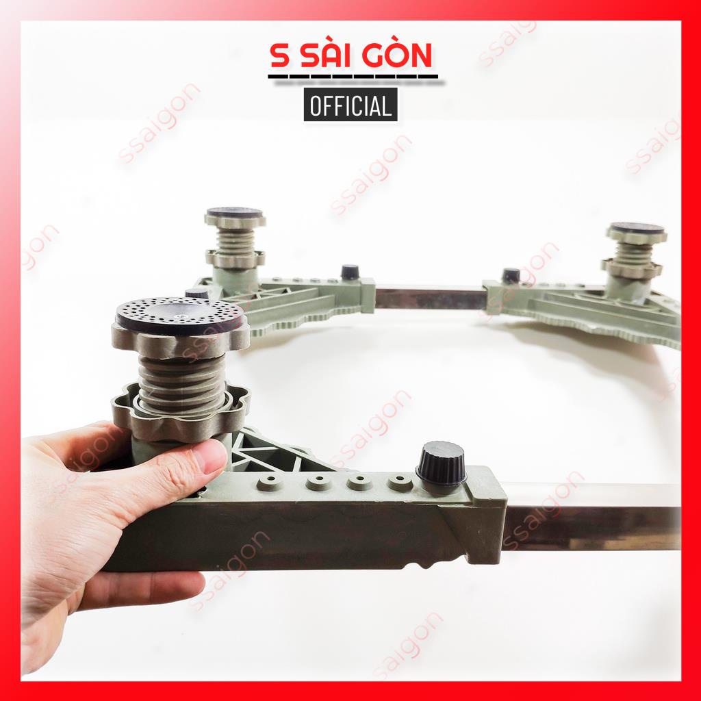 Kệ máy giặt tủ lạnh trụ ren G4S điều chỉnh cao thấp đặc biệt - BH 2 năm