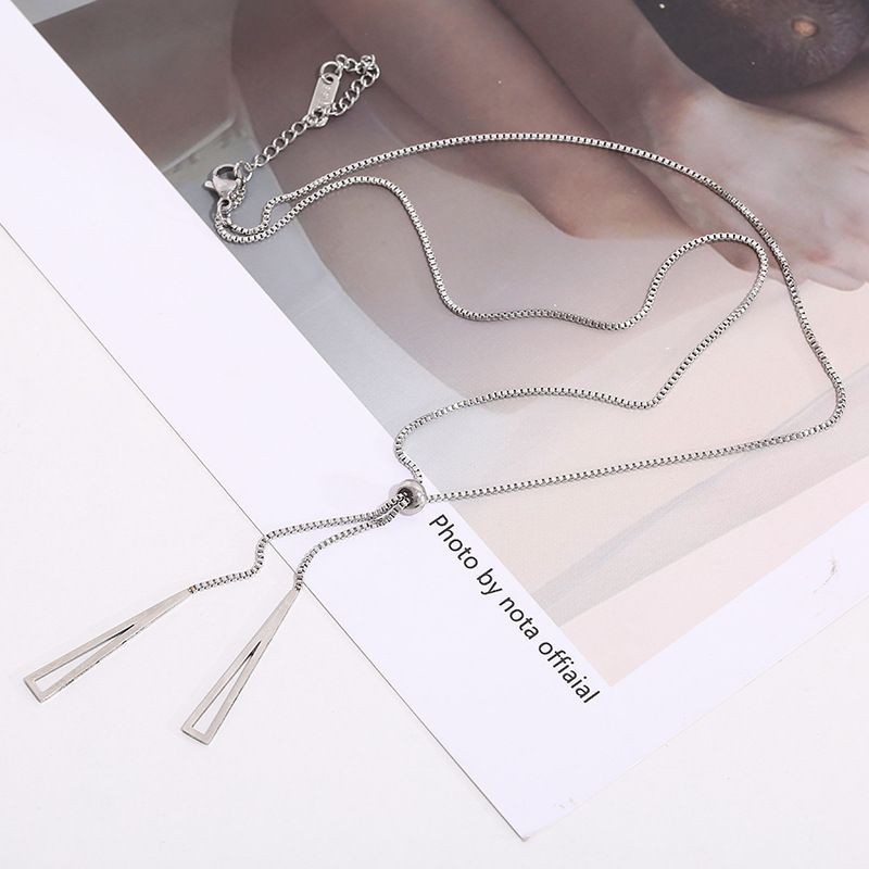 Dây chuyền nữ - vòng cổ chocker nữ khảm bạc S925 đeo 2 kiểu thanh lịch