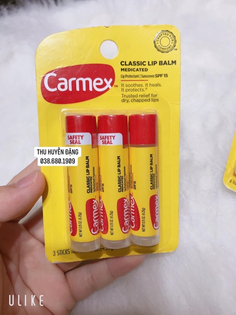 Son Dưỡng Carmex Ultra Smooth Lip Balm
