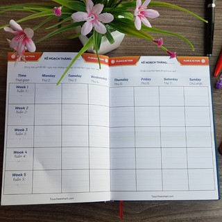 Sổ tay lập kế hoạch Plan & Action (Sổ 1 năm)