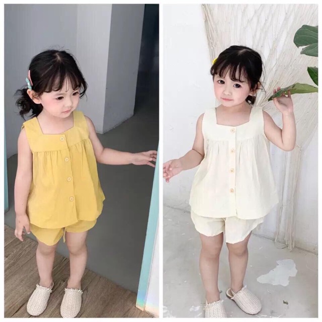 Bộ 2 dây khuy cài trước ngực dễ thương cho bé gái