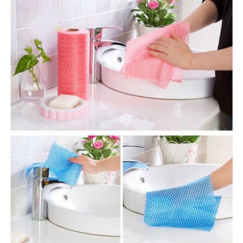 Khăn Giấy Đa Năng Siêu Tiện Lợi Cho Các Mẹ Nội Trợ Combo 10 Cuộn