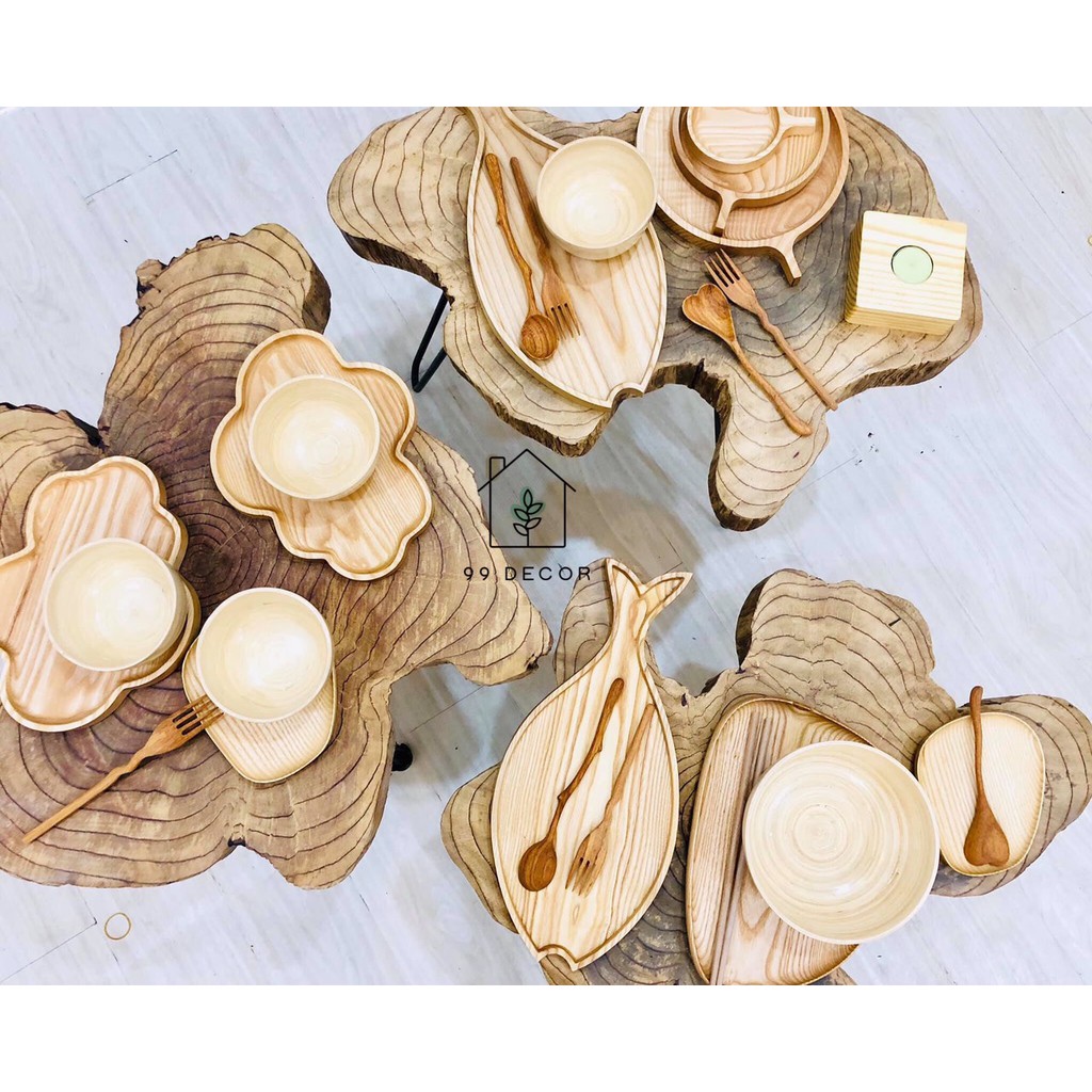 [FREESHIP-LƯU MÃ GIẢM 5K] Khay Gỗ Tần Bì - Khay Gỗ Decor - Wooden Tray