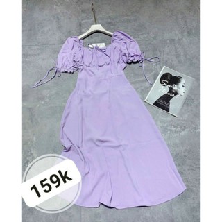 Đầm tím pastel ngọt ngào