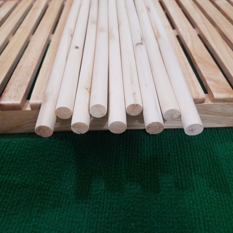 Thanh Gỗ  Tròn  Làm Macrame