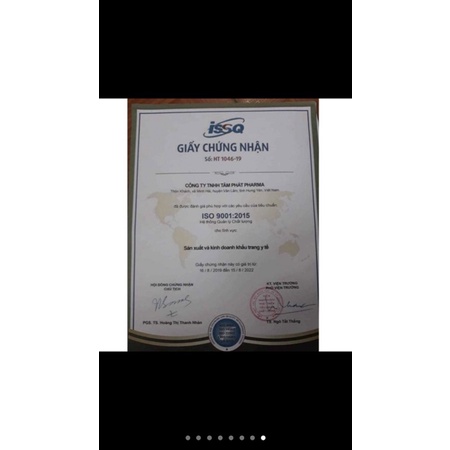 Khẩu trang y tế 4 lớp Tâm Phát, có giấy lọc kháng khuẩn