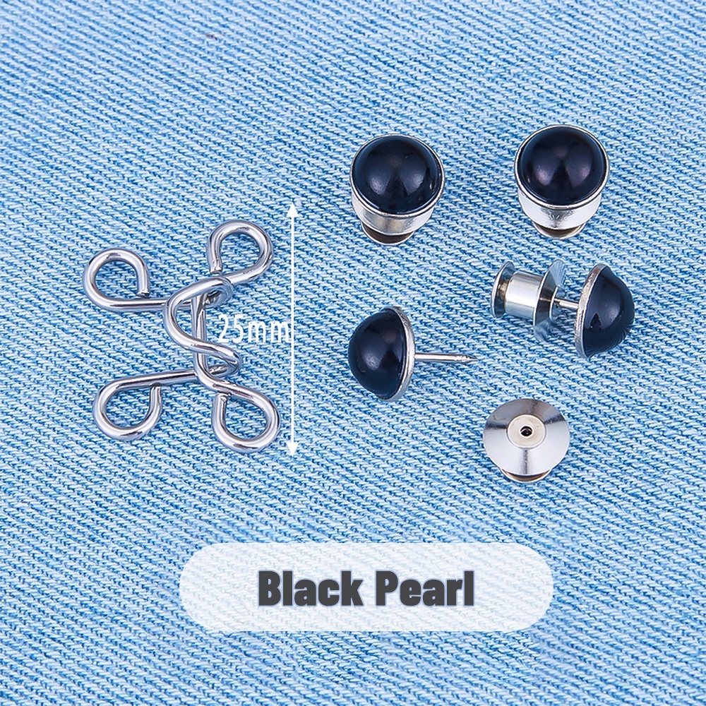 Ghim Cài Quần Áo / Chân Váy Jeans Bằng Kim Loại Có Thể Điều Chỉnh Cho Nữ