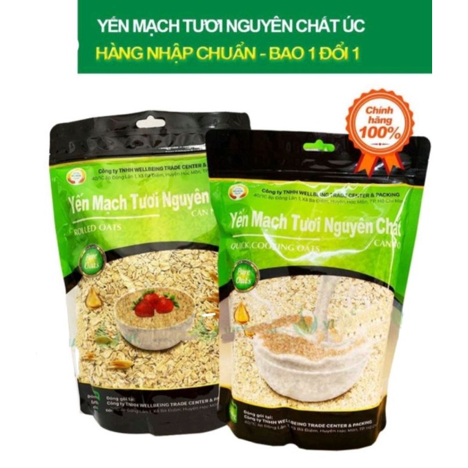 YẾN MẠCH TƯƠI ÚC 500G HỮU CƠ ĂN KIÊNG GIẢM CÂN EATCLEAN THỰC DƯỠNG TIỂU ĐƯỜNG