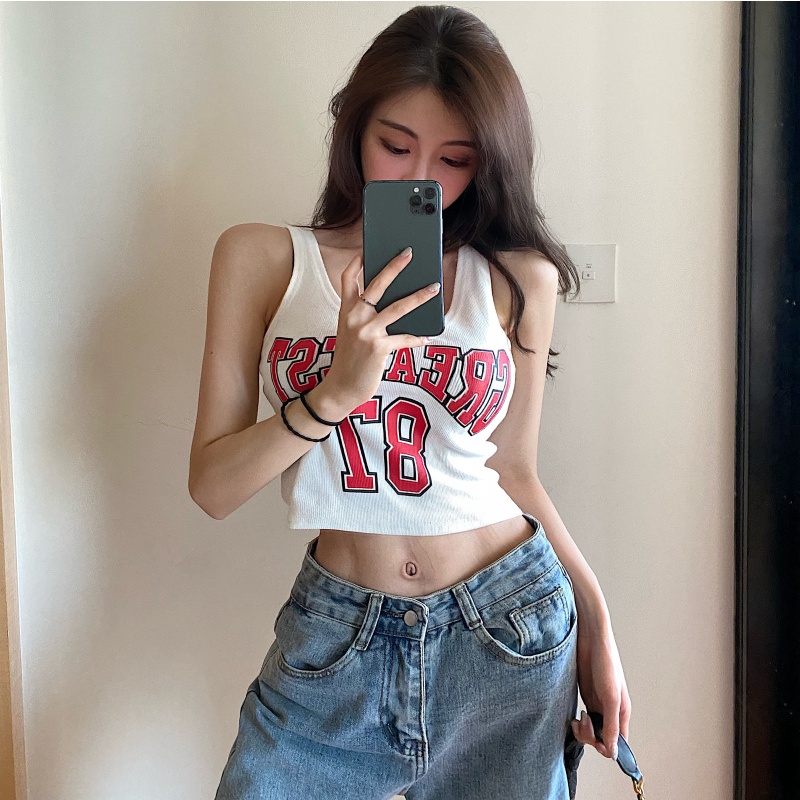 Áo Thun Tay Ngắn In Chữ Thời Trang Mùa Hè Dành Cho Nữ