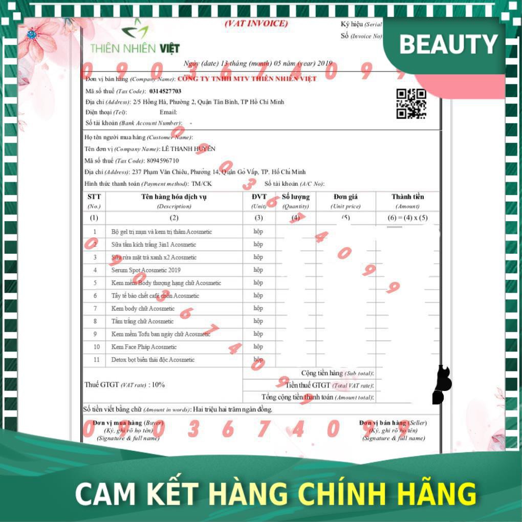 [Chính hãng 100%] Kem Face Pháp Acosmetic, trắng da, hết nám mụn