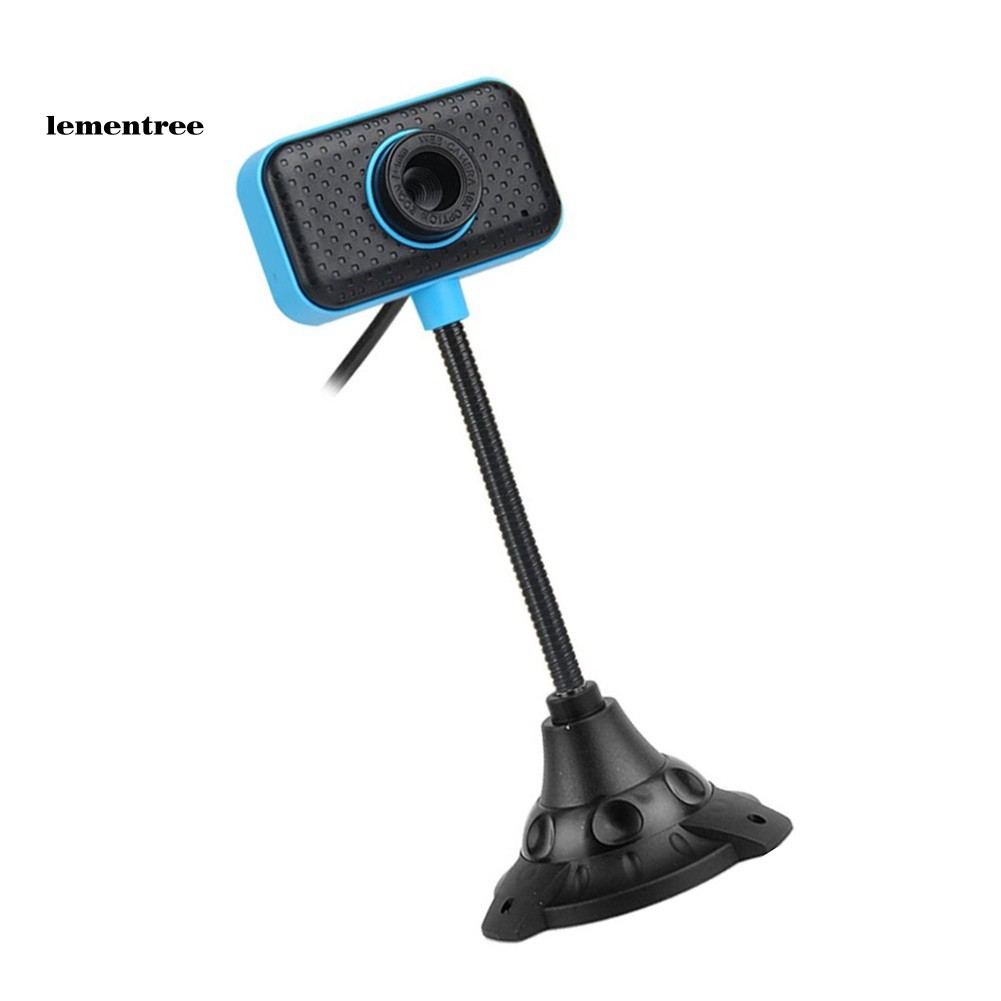 ✡WYB✡Flexible USB 2.0 480P Video Camera Computer PC Digital Webcam with Microphone