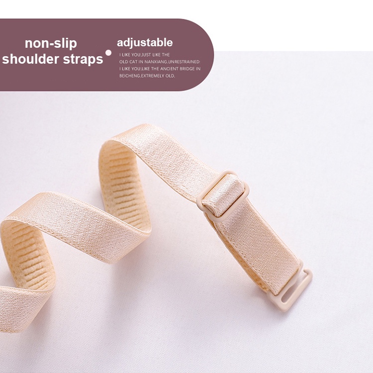 Áo lót AOWEINISI nâng ngực không gọng không đường may màu macaron xinh xắn