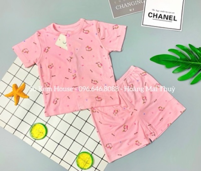 Bộ Quần áo cộc tay Moon@ cho bé từ sơ sinh