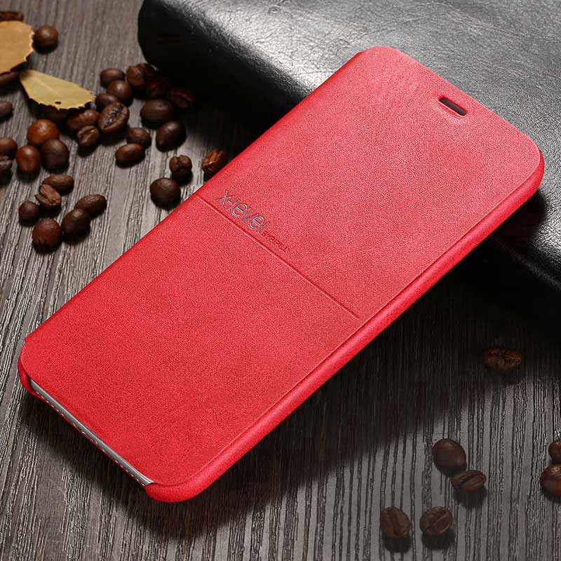 Bao da điện thoại nắp lật màu trơn cho iPhone 6/6s/6p/6sp/7/7p/8/8p/X | BigBuy360 - bigbuy360.vn