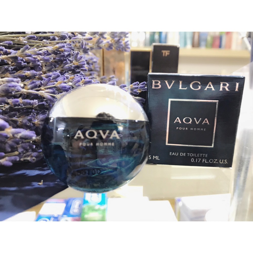 Nước hoa nam Bvlgari Aqva Pour Homme mini 5ml