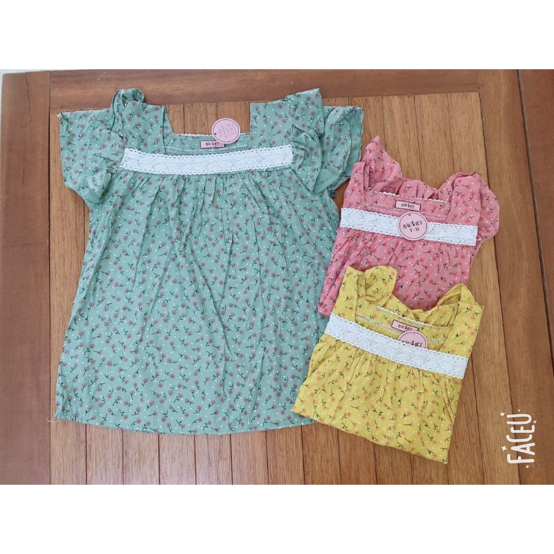 Áo bầu chất voan lụa cực xinh(kèm ảnh thật cận chất)