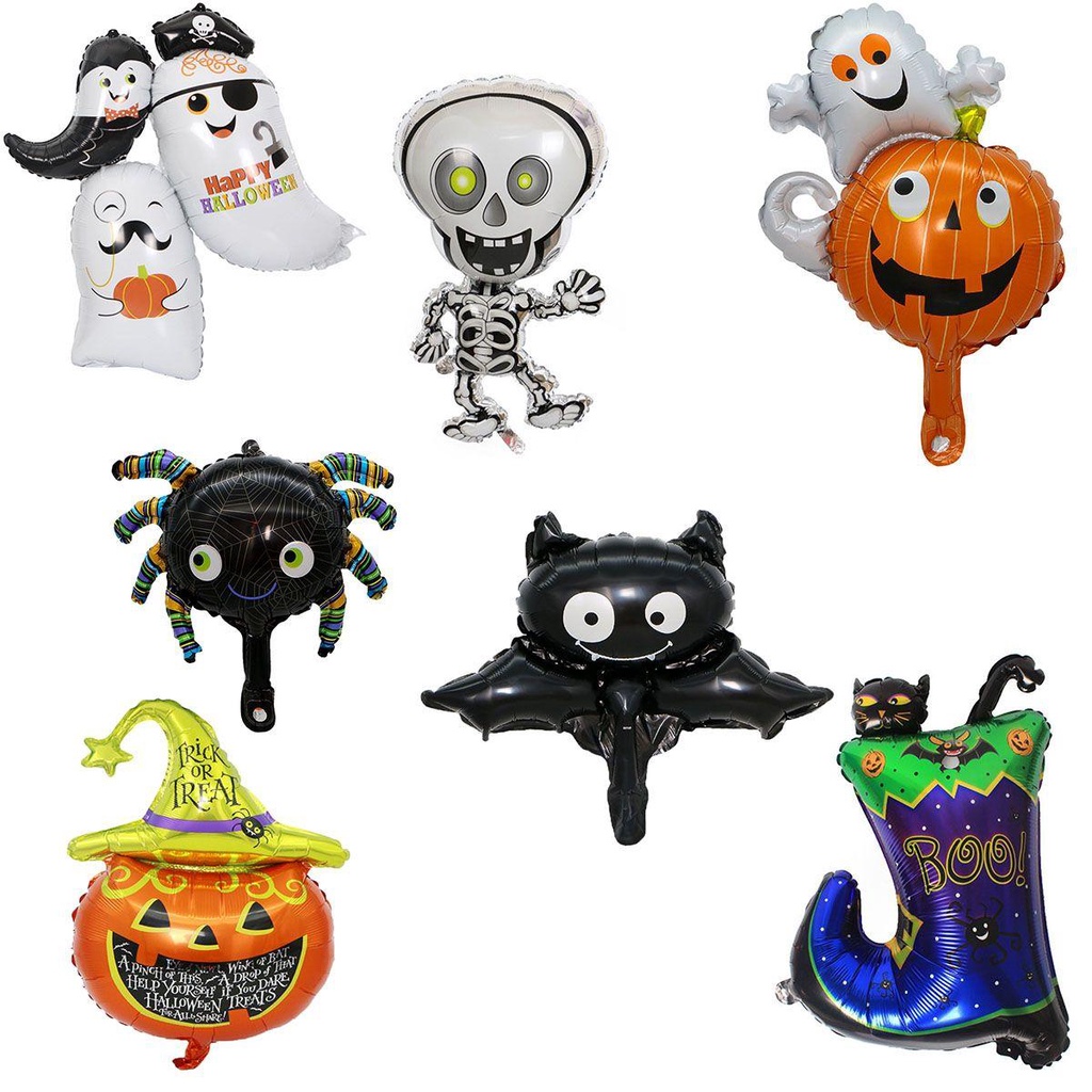 Lloyd Bong Bóng Bơm Hơi Cỡ Lớn Hình Ma / Bí Ngô / Nhện Trang Trí Tiệc Halloween Có