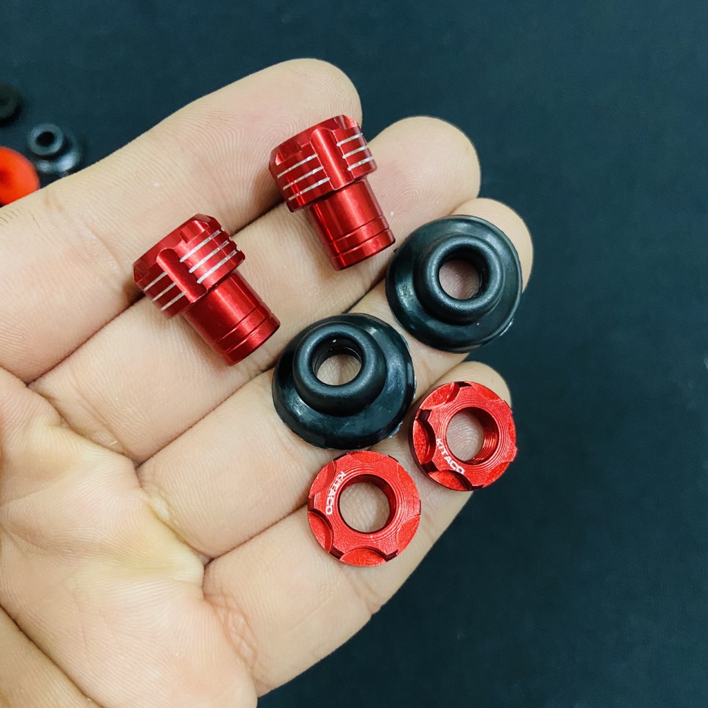 COMBO VAN VÒI KITACO VÀ TÁN VAN VÒI KÈM CAO SU SIỆU ĐẸP CHO MỌI LOẠI XE- MÀU ĐEN