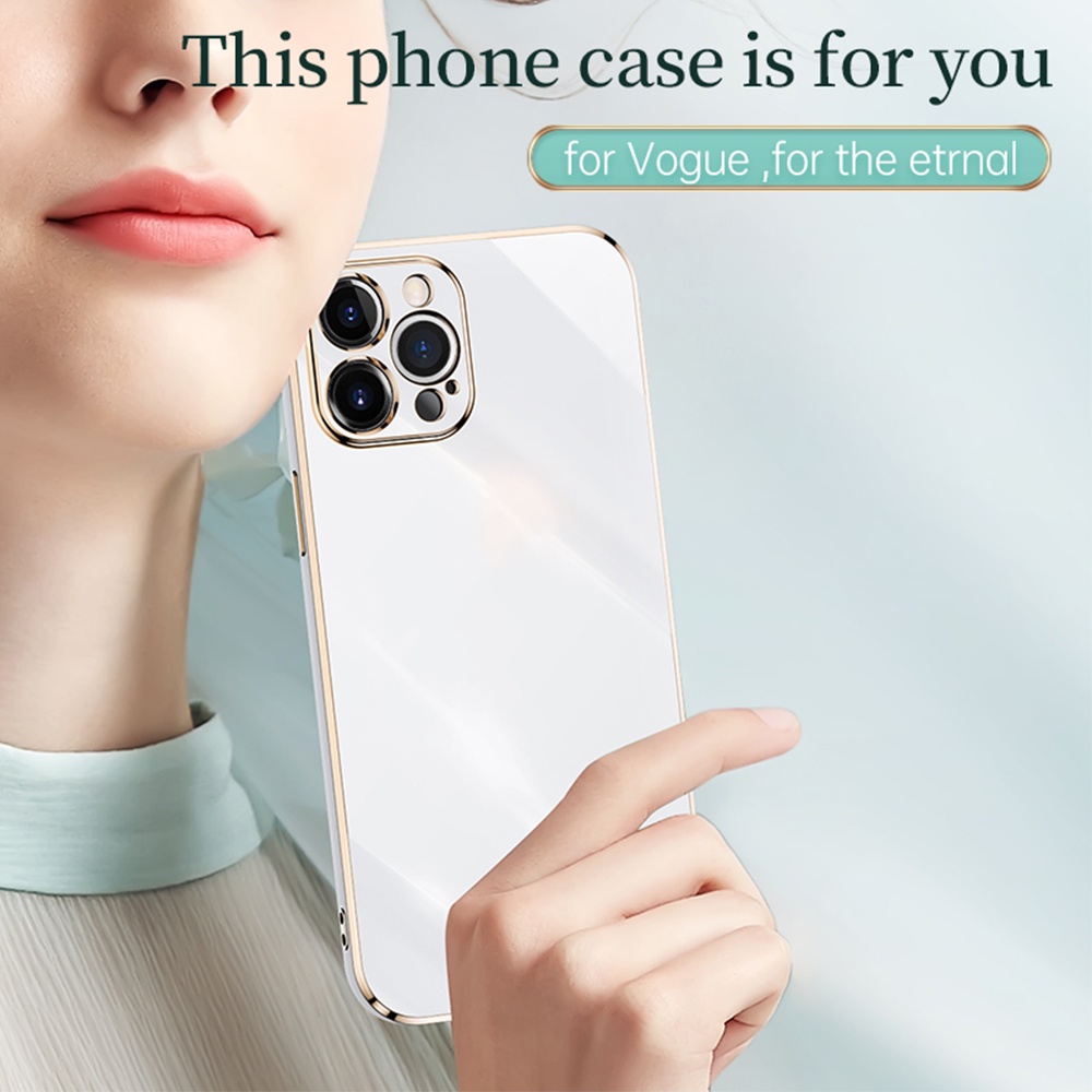 Ốp điện thoại Lenuo cho iPhone 13 Pro 13 Pro Max 12 Pro Max 13 Mini TPU dẻo mềm mạ sang trọng chống sốc