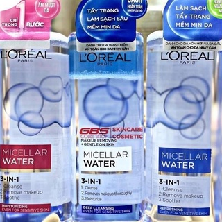 Nước tẩy trang L'Oreal Micellar Water 400ml