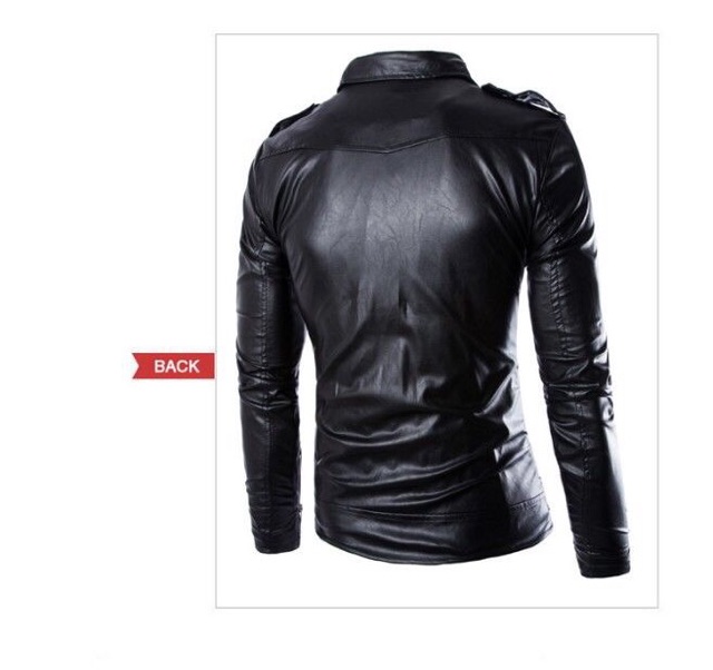 Áo khoác da nam biker jacket hàng NK QCCC